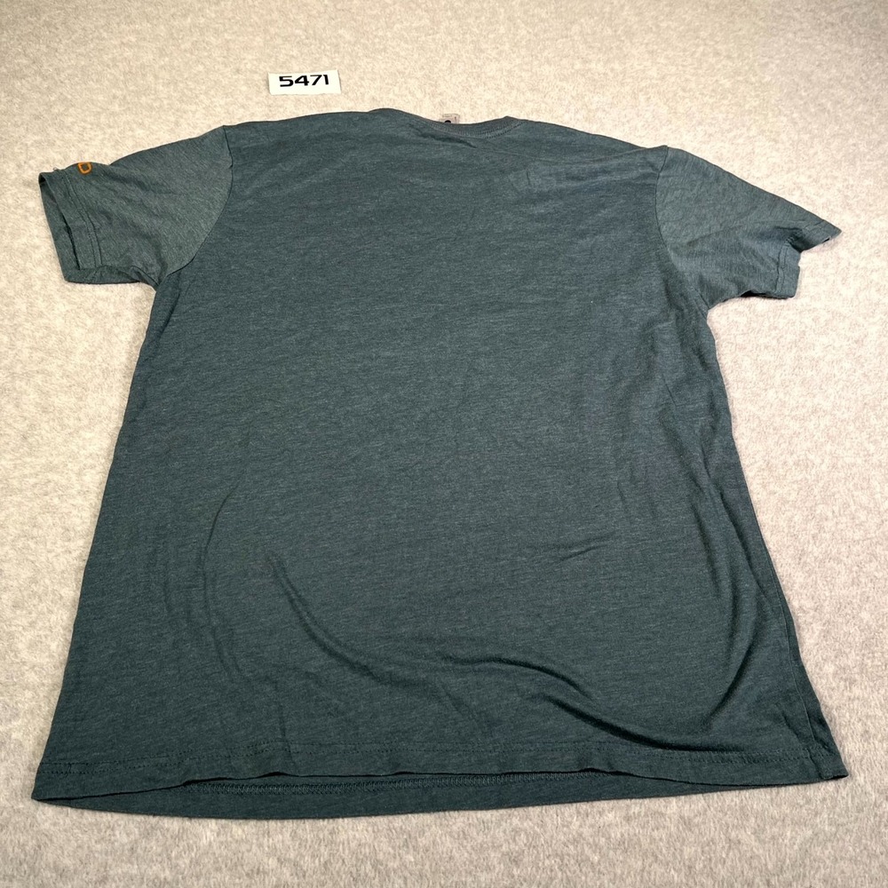 Next Level T Shirt Men Large Gray Cotton Crew Neck Tethrd Nation Hunting Graphic - Picture 6 of 6